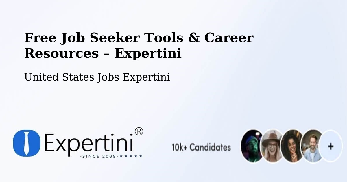 Free Job Seeker Tools & Career Resources – Richfield - Richfield, United States Jobs Expertini